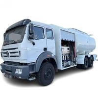 Expérience d'exportation 6x4 pour les services de jet privé 8000-20000 litres Véhicule de ravitaillement en carburant pour l'aviation