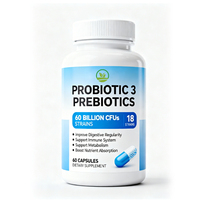 Capsules de probiotiques de marque propre OEM/ODM pour soutenir le bien-être général, favoriser le métabolisme, la digestion et le système immunitaire chez l'adulte, certifiées HALAL