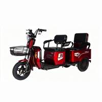 Chine nouvelle production d'usine de vélo électrique à grande vitesse électrique 3 roues corps ouvert Dudu Tricycle moto 501-800W 60V