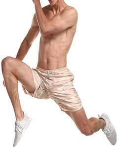 Short de course 2 en 1 pour hommes avec poches pour téléphone Short d'entraînement athlétique de gymnastique à séchage rapide 5 min pour hommes - Product Image 4
