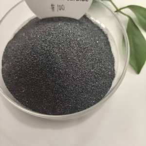 SIC Manufacture fournit directement de la poudre de carbure de silicium <span class=keywords><strong>noir</strong></span>, granulométrie F80 F90 F100 F120, teneur de 98,5 %. - Product Image 3