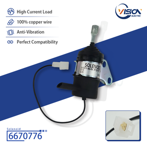 Électrovanne D'arrêt de carburant de 16851-60011 16851-60012 16851-60014 6670776 12 V 24 V Pour Denerator diesel - Product Image 1