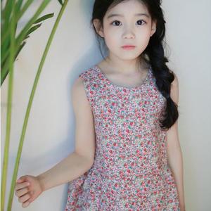 Tenues de prière musulmanes pour enfants, uniformes d'été sans manches en polyester/coton, robe de mariée pakistanaise de créateur, longueur genou - Product Image 2