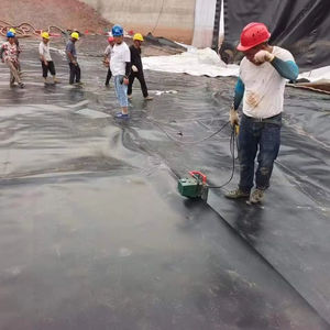 Qianyuan Material lapisan Dam <span class=keywords><strong>Liner</strong></span> kolam geombrane HDPE untuk proyek Dam pertambangan di Argentina - Product Image 2