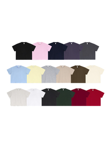 Camisetas de alta calidad al por mayor con impresión digital, 100% algodón, corte holgado con hombros caídos, camisetas con logo personalizado para hombre - Product Image 2