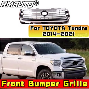 Para TOYOTA Tundra 2014-2021, Pieza Exterior, Parrilla Delantera Superior de Radiador Estilo Racing, Kit de Carrocería para Parachoques Delantero - Product Image 2