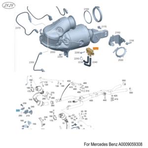 A0009059308 圧力センサー 新型 差圧 DPFセンサー 高性能 新品 純正 メルセデス・ベンツ用 - Product Image 5