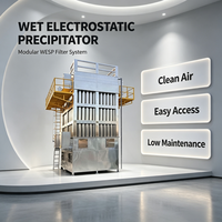 Precipitador Electrostático Húmedo Industrial (WESP) para Uso en Pulido de Aerosoles en Gases de Combustión de Hornos de Laminación de Varillas de Cobre