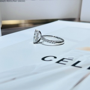 Anillo Clásico de Oro Sólido de 14k con Certificación IGI, Chapado en Rodio, con Diamantes Cultivados en Laboratorio, para Mujer, para Bodas y Fiestas - Product Image 6
