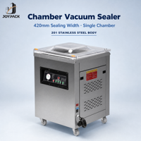 Machine d'emballage sous vide DZ-420 pour usine de transformation de volailles, grande capacité, cavité profonde, pour viande coupée avec os, ligne de scellage