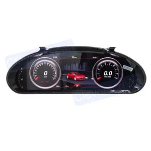 Bảng Điều Khiển Linux Bảng Điều Khiển Kỹ Thuật Số Toàn Màn Hình LCD Dành Cho Maserati GT 2007-2015 Đồng Hồ Đo Tốc Độ Bảng Điều Khiển Kỹ Thuật Số