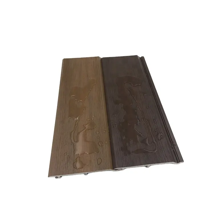 في الهواء الطلق خشب للزينة PVC/Wpc انحياز ألواح للحائط أو Wpc