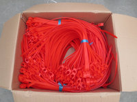 Accessoires pour extincteurs d'incendie, sceau de sécurité en plastique jaune/rouge, ceinture de 200 mm/240 mm, AnSu ANSU5311