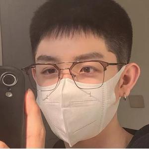 Lunettes de vue rétro noires à double pont, demi-cerclées, anti-lumière bleue pour hommes, forme rectangulaire, verres PC - Product Image 3