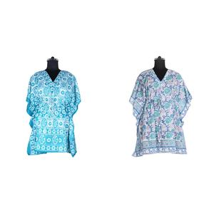 Novedad de 2025, vestido islámico corto sin mangas, vestido Maxi corto, caftán estampado a mano, caftán indio hecho a mano, caftán Abaya, caftán - Product Image 1