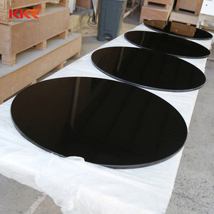 Nhà Hàng Nhựa Resin Đá Acrylic Rắn Bề Mặt Cafe Bảng Tops Nhà Hàng Bàn Ăn - Product Image 2