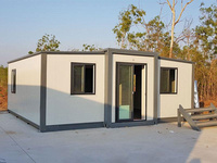 Oem maison de verre préfabriquée à bas prix 40ftx20ft petites maisons préfabriquées à vendre, maison mobile casas prefabricadas de madera
