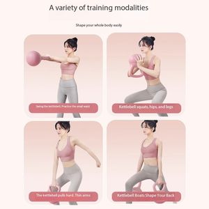 Kettlebells en PVC et fer remplis de sable pour l'entraînement des hanches et des bras – Poids libres souples anti-chute pour la vente en gros - Product Image 6