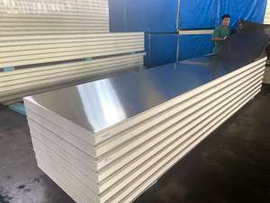 ألواح ساندويتش من البولي يوريثان عالي الكثافة بسماكة 50 مم/75 مم/100 مم/120 مم/150 مم/200 مم مع نواة رغوية للتخزين البارد وغرف التبريد - Product Image 2