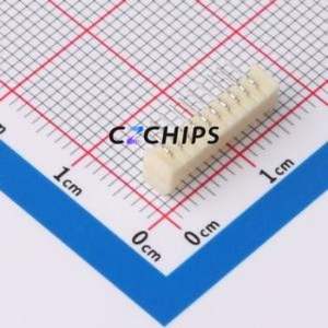 HCZZ0570-10 Wire-to-Board Pin Header Bent Lead Through Hole,P=1.25mm Connector 1x10P 1.25mm Right Angle Insert PicoBlade MX 1.25 - Product Image 2