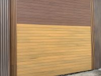 Revêtements muraux ASA à texture bois, excellente résistance aux UV, stabilité de la couleur longue durée, pour façades extérieures