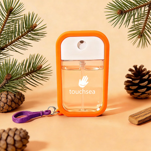 Botella pulverizadora desinfectante antibacteriana para manos y cuerpo, <span class=keywords><strong>protector</strong></span> <span class=keywords><strong>solar</strong></span> para exteriores, con aroma, para llavero - Product Image 1