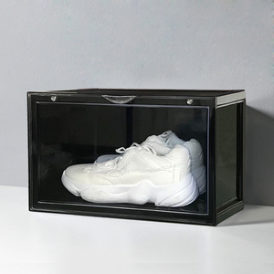 Commercio all'ingrosso eco-friendly PP <span class=keywords><strong>plastica</strong></span> magnetica scatola <span class=keywords><strong>di</strong></span> scarpe tipo contenitore <span class=keywords><strong>di</strong></span> stoccaggio per la casa <span class=keywords><strong>di</strong></span> vendita al dettaglio <span class=keywords><strong>di</strong></span> esposizione trasparente <span class=keywords><strong>scarpiera</strong></span> - Product Image 5