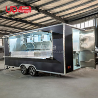Anpassbare Food Carts Vendor Pizza Eis Food truck Hot Dog Stand Food trailer für Deutschland