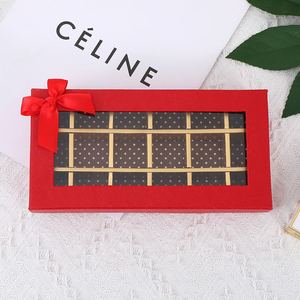 Boîte en carton promotionnelle pour chocolat, fabriquée à la machine, en forme de cœur, pour la production alimentaire, fournisseur d'or - Product Image 3