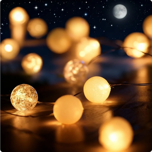 Guirlandes lumineuses à perles, fleurs en épanouissement, guirlandes lumineuses LED, lampes féériques, décorations de sapin de Noël, lumières, <span class=keywords><strong>guirlande</strong></span> extérieure, IP44, <span class=keywords><strong>multicolore</strong></span> - Product Image 2