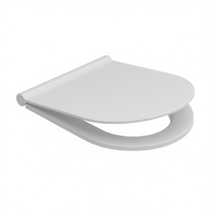 Asiento de Inodoro Termoestable con Cierre Suave MAYKA, Blanco Mate - Product Image 2