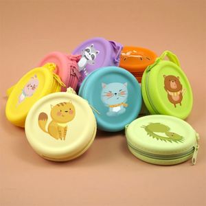Custom Mini Silicone Zipper Closure Waterproof Eco-Friendly <b>Cute</b> Portable Wallet for Kids and Ladies Daily Use - Product Image 5