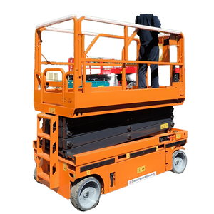 WELIFRICH Petite plate-forme de travail aérienne bon marché de 8m Nacelle à ciseaux automotrice - Product Image 1