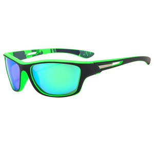 Lunettes de soleil de sport pour cyclisme, monture bleue, polarisées, protection UV400, pour activités de plein air, taille 336 - Product Image 4