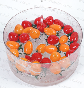 Bouquet réaliste de tomates cerises en plastique pour décoration de cuisine et arrangements floraux Fruits artificiels pour la décoration de la maison - Product Image 5