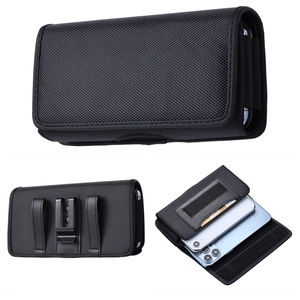 Étui <span class=keywords><strong>à</strong></span> double poche pour <span class=keywords><strong>téléphone</strong></span> portable Étui en nylon pour deux téléphones Xiaomi pour Moto pour Samsung pour iPhone - Product Image 1