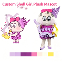 Mascotte en peluche personnalisée pour fille, costume en peluche super doux pour les anniversaires, les activités des enfants, la promotion de la marque
