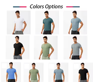 Camisetas Deportivas Transpirables y Elásticas de Nailon 90% y Elastano 10% con Estampado Personalizado para Hombre, Camisetas Atléticas para Correr y Gimnasio - Product Image 5
