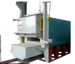 Trolley-type heat treatment resistance furnace for metal, alloy steel