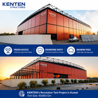 KENTEN Tente de structure temporaire à travée libre pour supermarché, centre commercial modulaire et pavillon de vente au détail pour centre commercial événementiel