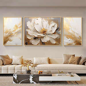 Tableau mural abstrait <span class=keywords><strong>moderne</strong></span> nordique avec <span class=keywords><strong>fleurs</strong></span> blanches, <span class=keywords><strong>peinture</strong></span> sur toile en porcelaine cristalline pour salon, affiches et impressions - Product Image 6