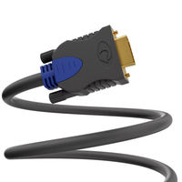 Câble d'extension VGA DB 15 broches de haute qualité, mâle-mâle, gaine PVC, blindé, pour moniteur d'ordinateur, projecteur, ordinateur portable, HDTV