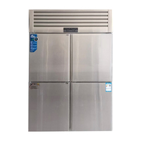 Réfrigérateur-congélateur vertical professionnel en acier inoxydable à 4 portes, à efficacité énergétique, réglable, pour restaurants (vente en gros)