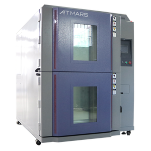 Ce Goedgekeurde Oem Aanpasbare Elektronische Vermogenstestapparatuur <span class=keywords><strong>2</strong></span> Kamer Thermische Schok Testkamer Voor Pv-Module - Product Image 5