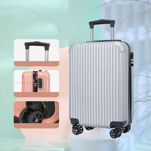 पूर्व की 20 इंच आधुनिक वयस्क बोर्डिंग सामान सार्वभौमिक जिपर और व्हील पासवर्ड सूटकेस एब्स सामग्री छात्र ट्रॉली मामला - Product Image 4