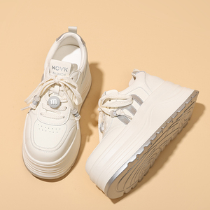 Chaussures Femme Printemps 2026 Nouveautés Mocassins Décontractés à Semelle Épaisse et Talon Rehaussé Chaussures Femme Tendance - Product Image 2