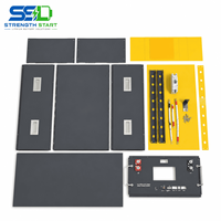 Stock UE: Kit DIY JKBMS 16S, Caja Metálica Apilable para Baterías de 280Ah-314Ah, Sistema de Almacenamiento de Energía LiFePO4 de 48V/51.2V 15kWh, RS485 CANBUS CE