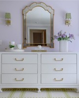Appliques murales modernes en laiton de style américain pour filles coiffeuse à nœud d'intérieur simple salon chevet design élégant