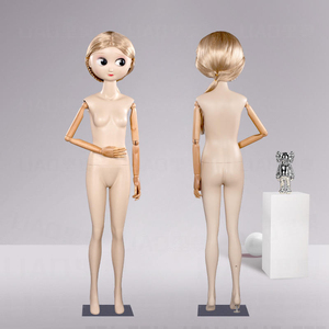 Nouveau <span class=keywords><strong>Mannequin</strong></span> <span class=keywords><strong>Poupée</strong></span> Fille 2026 avec <span class=keywords><strong>Grande</strong></span> Tête et Grands Yeux, Modèle de Simulation, Accessoire de Présentation pour Vêtements de Filles, Présentoir de Mode - Product Image 3