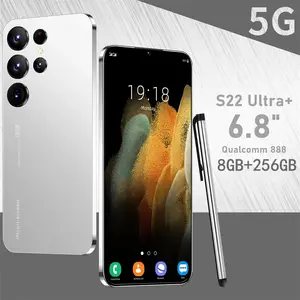 S22 Siêu 8 + 256GB 6.8Inch Độ Nét Cao Màn Hình Nhà Máy Cung Cấp Điện Thoại Thông Minh 4G 3 G 5G